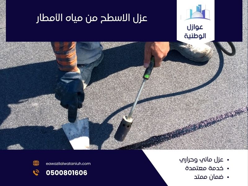 عزل الاسطح من مياه الأمطار